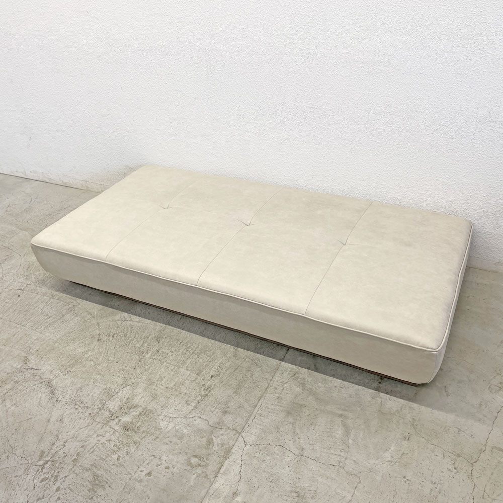 リラックスフォーム RELAX FORM アルフレード ALFREDO 2人掛けソファ レザーテックス W183cm + グロー GLOW L字クッション 〓