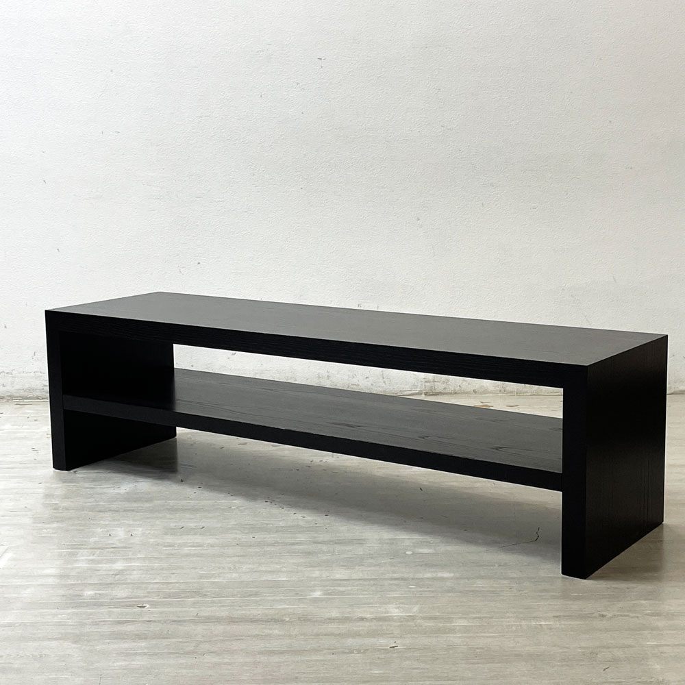 カッシーナイクスシー Cassina ixc ゼン ZEN AVボード テレビボード ホワイトアッシュ材 ダークブラウン カトリーヌ・メミ モダンデザイン 廃番 ●