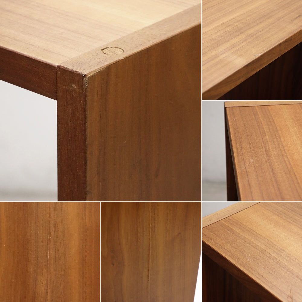 無印良品 MUJI スタッキングシェルフ 1列3段 ウォールナット材 オープンシェルフ 本棚 飾り棚 収納棚 ナチュラルデザイン ●