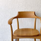 飛騨産業 HIDA クレセント CRESCENT ダイニングチェア アームチェア オーク材 佐々木敏光 定価99,000円 ◇