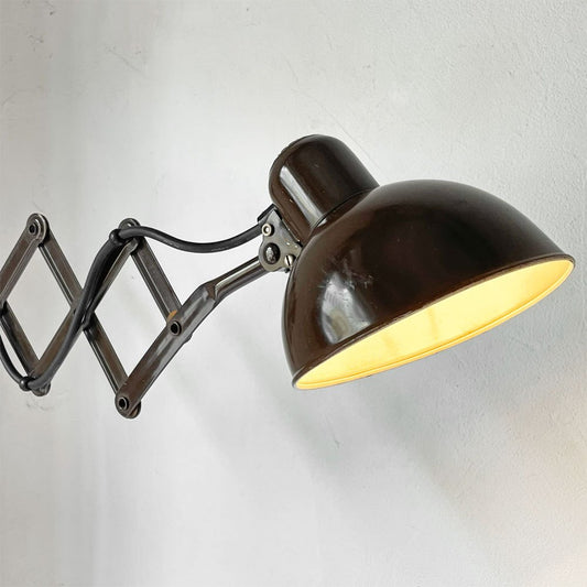 カイザーイデル KAISER IDELL シザーアーム ウォールランプ 6718 壁付け照明 伸長式 クリスチャンデル 工業系1930's バウハウス ドイツ アンティーク ★