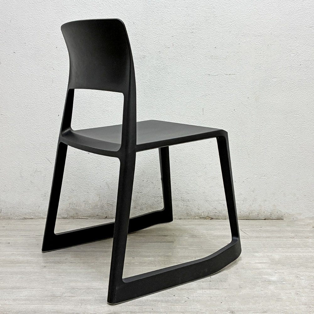 ヴィトラ Vitra ティプトン Tip Ton ワークチェア ダイニングチェア デスクチェア ブラック スタッキング チルト機能 定価￥42,900- B ●