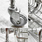 R&B ワイヤープロダクツ R&B WIRE PRODUCTS ガーメントラック GARMENT RACK 48"ハンガーラック バスケット付き インダストリアル 合計定価￥57,750- P.F.S.取扱 現状品 ●