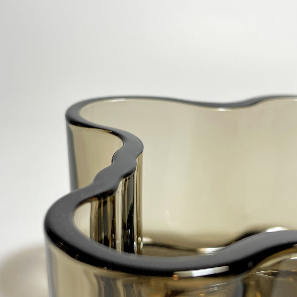 イッタラ iittala アルヴァ・アアルトコレクション Alvar Aalto Collection キャンドルホルダー 55mm サンド 箱付 廃番 北欧雑貨 ★