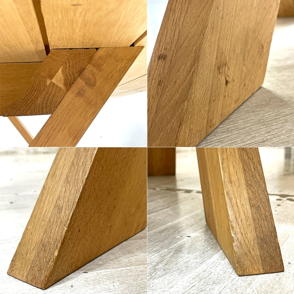 エスニクラフト Ethnicraft オーク パターソン Oak Pettersson ダイニングテーブル 無垢材 W220 x D100cm ●