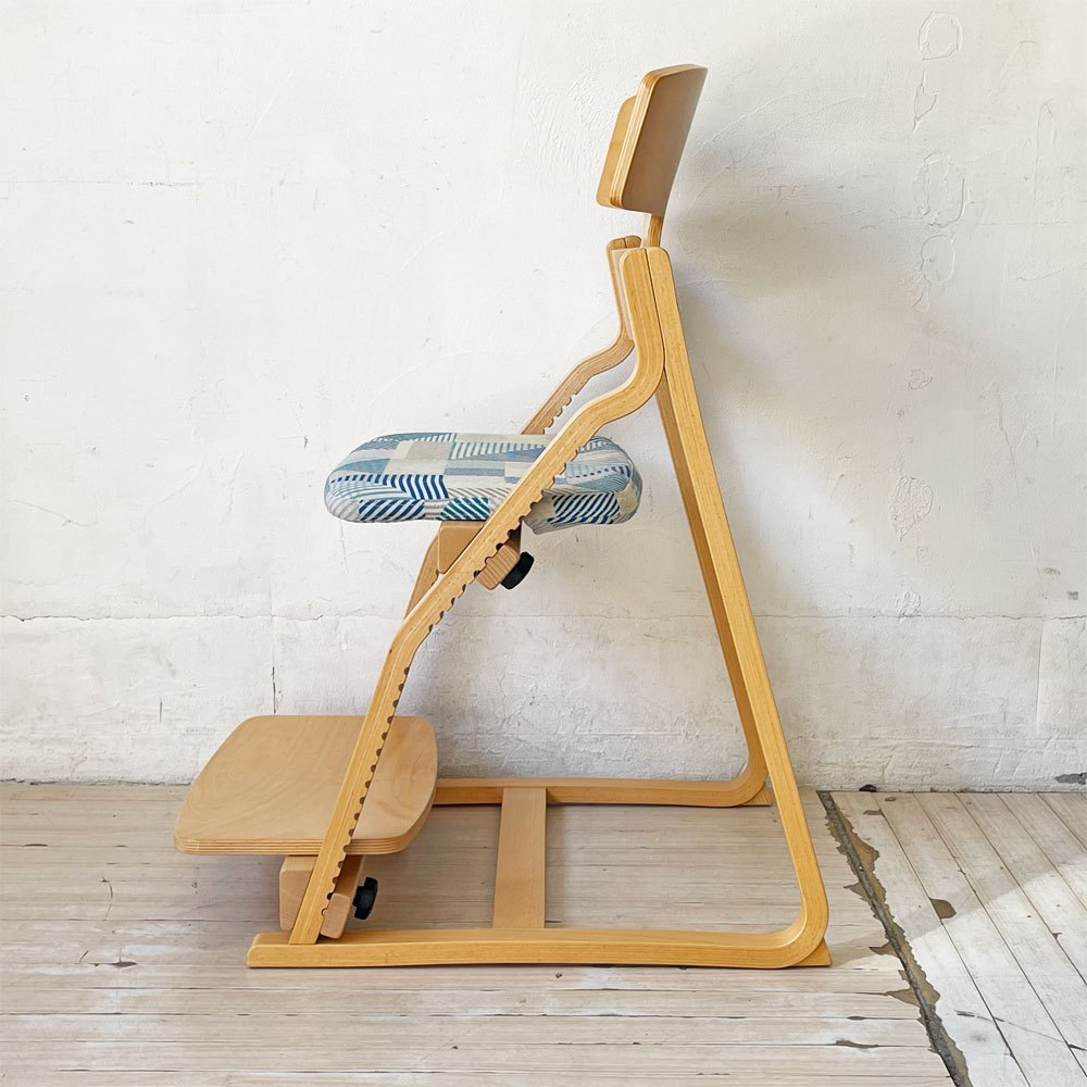 豊橋木工 TOYOMOKU アップライトチェア UPRIGHT CHAIR ナチュラル 座面カバー付き ベビーチェア キッズチェア ★
