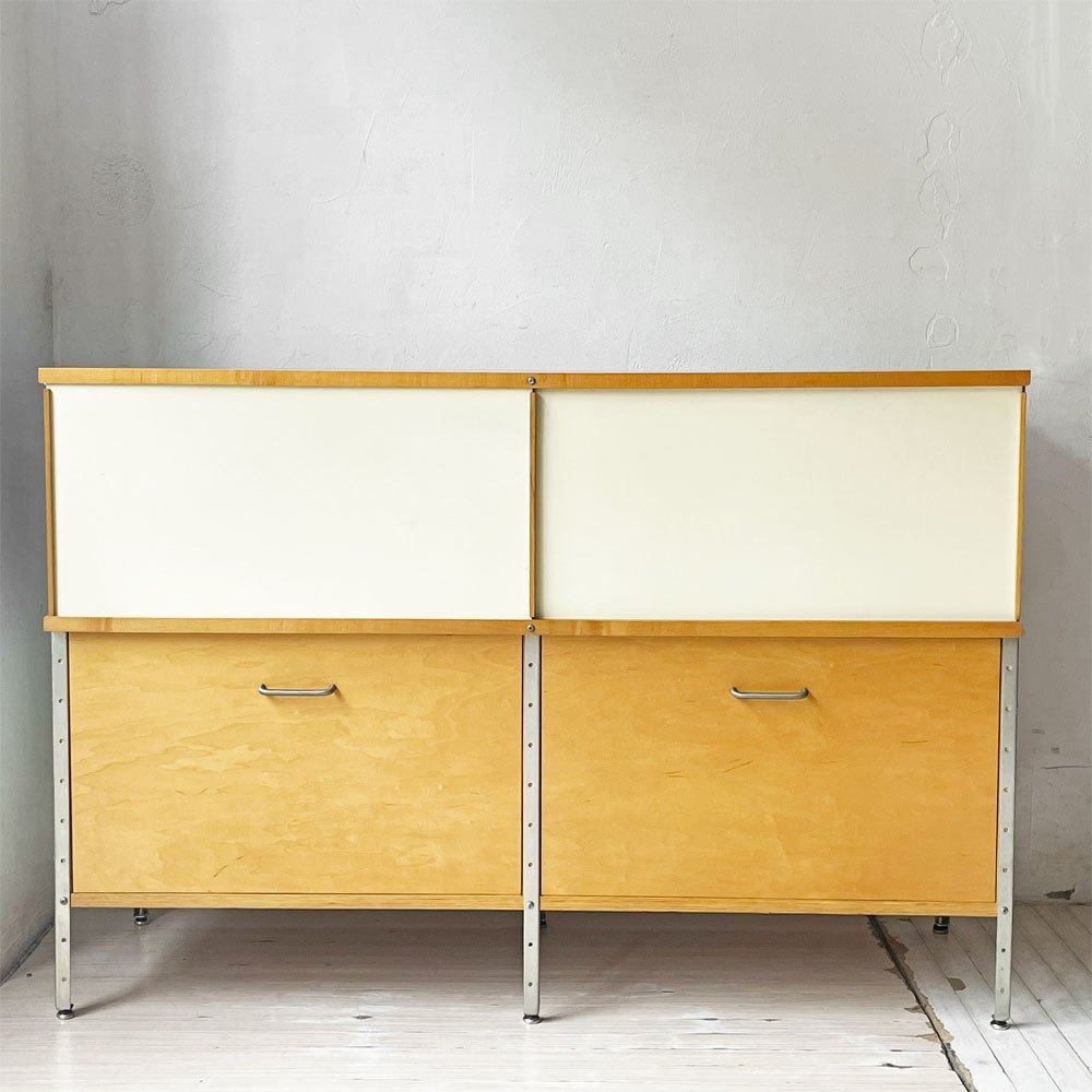モダニカ MODERNICA イームズストレージユニット Storage Unit  2列2段 ラミネートドア＋1ドロワーユニット C&R 収納家具  ミッドセンチュリー 廃盤 ビンテージ ★