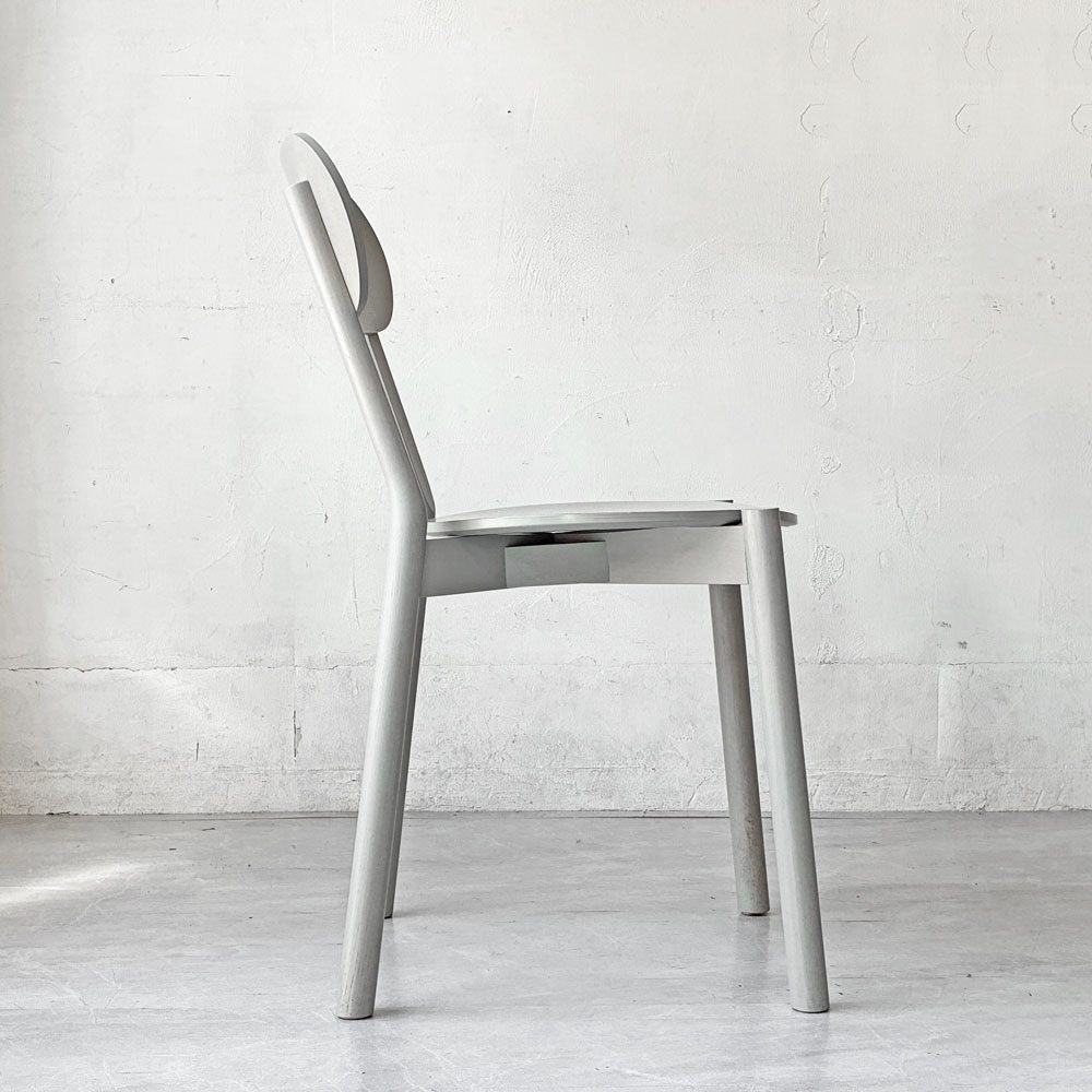 カリモクニュースタンダード KARIMOKU NEW STANDARD キャストールチェア CASTOR CHAIR スタッキング BIG-GAME グレイングレー 定価￥47.300- ★