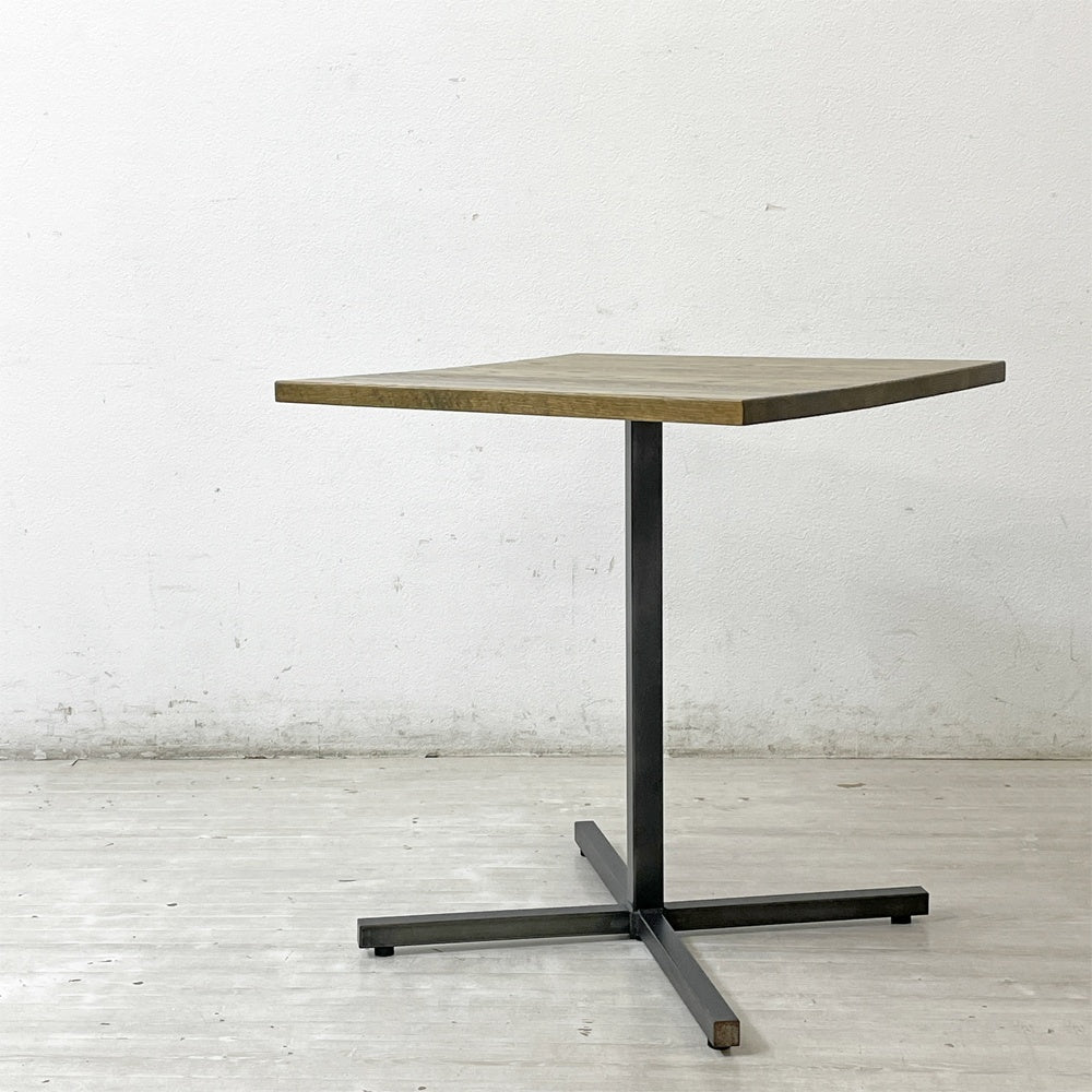 アクメファニチャー ACME Furniture グランビュー GRANDVIEW カフェテーブル オーク無垢材 スチール W65cm インダストリアル ●