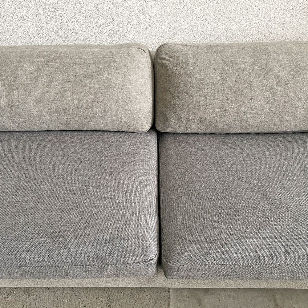 マルニ木工 maruni マルニコレクション ヒロシマ HIROSHIMA ワイド2シーターソファ W220cm ファブリック グレー系 深澤直人 定価￥603,900- 〓