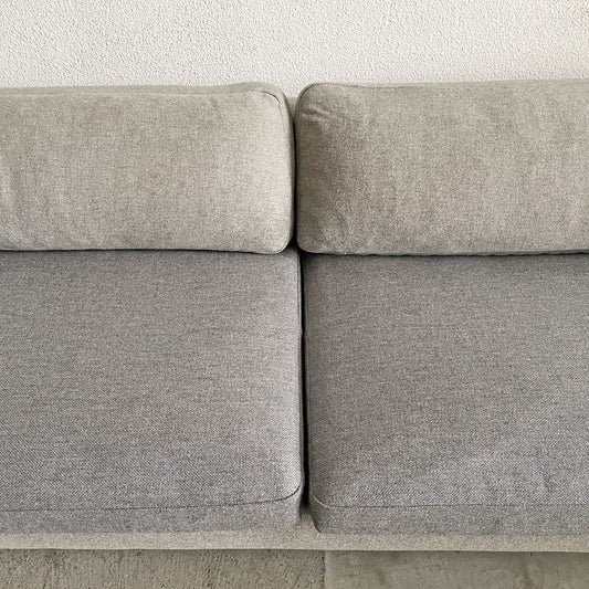 マルニ木工 maruni マルニコレクション ヒロシマ HIROSHIMA ワイド2シーターソファ W220cm ファブリック グレー系 深澤直人 定価￥603,900- 〓