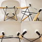 ハーマンミラー HermanMiller サイドシェルチェア ドゥエルレッグ DSW ホワイト ポリプロピレン製 イームズ ミッドセンチュリー ●