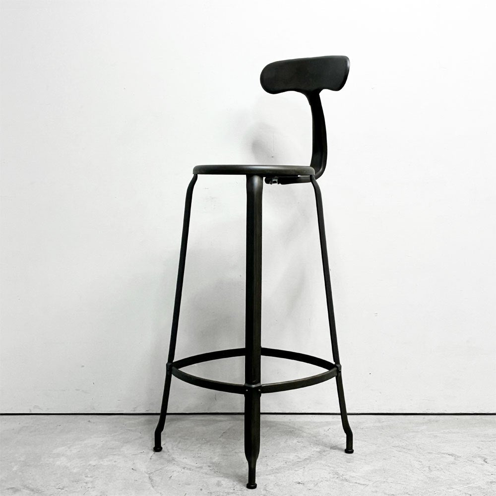 フェールトラヴァイユ FER TRAVAIL ニコルチェア NICOLLE Chair SH80 カウンターチェア スチール マットクリア仕上げ 別注モデル インダストリアル D ●