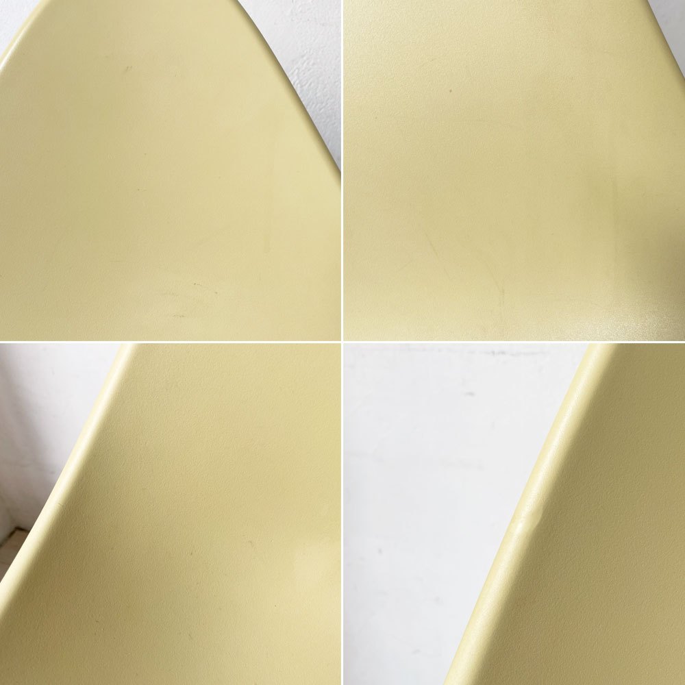 フリッツハンセン Fritz Hansen ドロップチェア ダイニングチェア アルネ・ヤコブセン イエロー 廃盤カラー 北欧 デンマーク ★