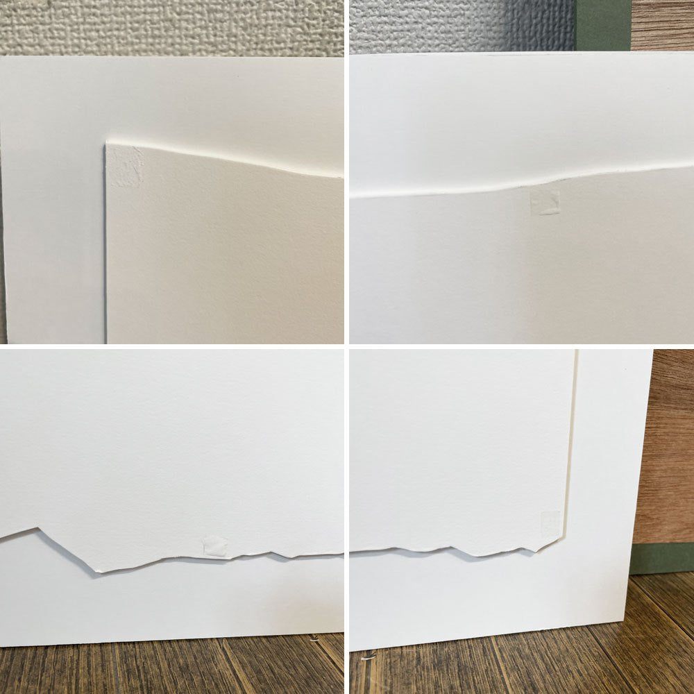 ニュートン newton 都立大 オリジナルウッドフレーム 額縁 オーダー品 オーク材 ワイパーホワイト 69.5×45.5cm 外箱付 ◎