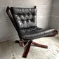 バットネ VATNE ファルコンチェア Falcon Chair ローバック イージーチェア ラウンジチェア 1Pソファ シガード・レッセル 本革 ビンテージ 北欧 ノルウェー ♪