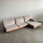 マスターウォール MASTERWAL デニッシュ ソファ DANISH SOFA 3シーター180 + ワンアームカウチ セット ウォールナット無垢材 参考価格約77.5万円 〓