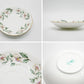 クラウンスタッフォードシャー Crown Staffordshire カップ＆ソーサー C/S 花柄 ホワイト UKビンテージ Vintage 英国 B ●