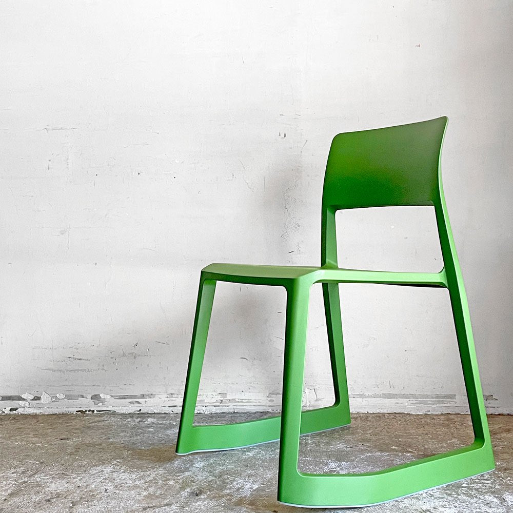 ヴィトラ Vitra ティプトン Tipton チェア スタッキングチェア チルト機能 ロッキングチェア グリーン A ■
