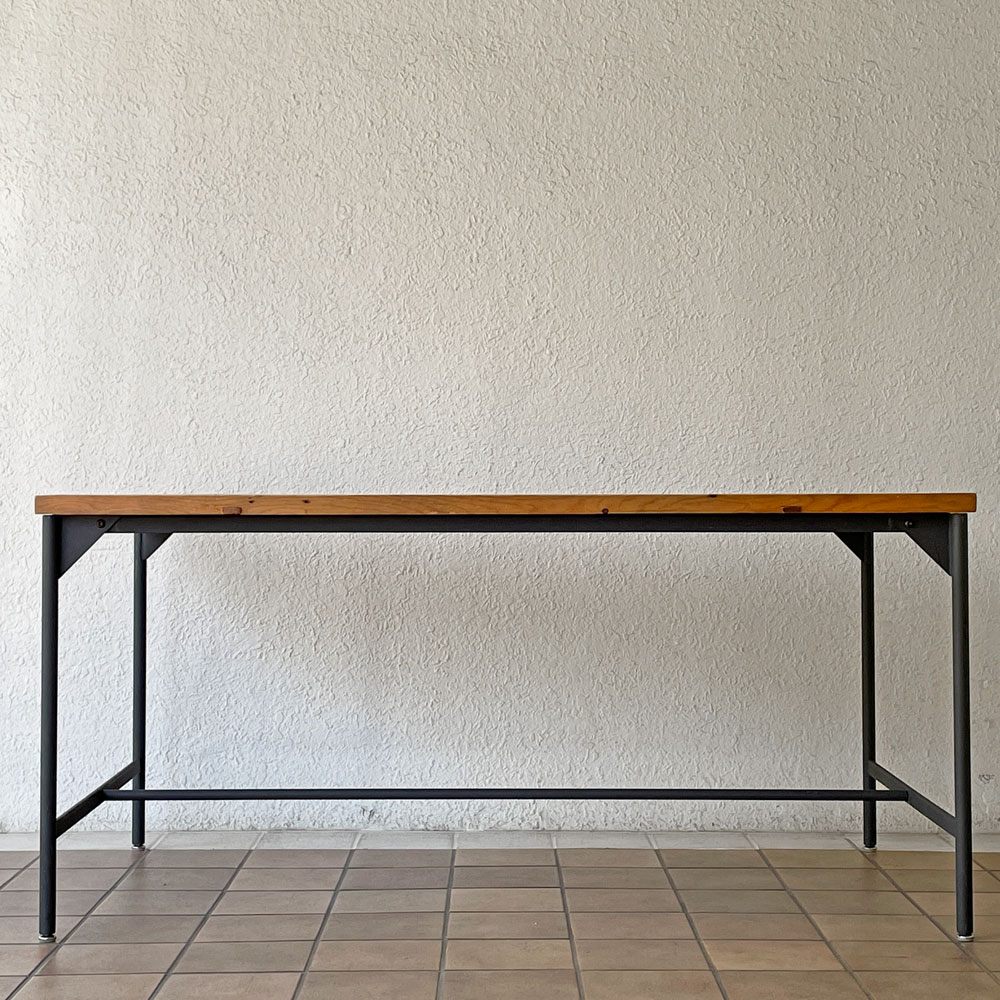 クラッシュゲート CRASH GATE ノットアンティークス Knot antiques ブレラ BRERA ダイニングテーブル パイン古材 W148cm インダストリアルデザイン ◇