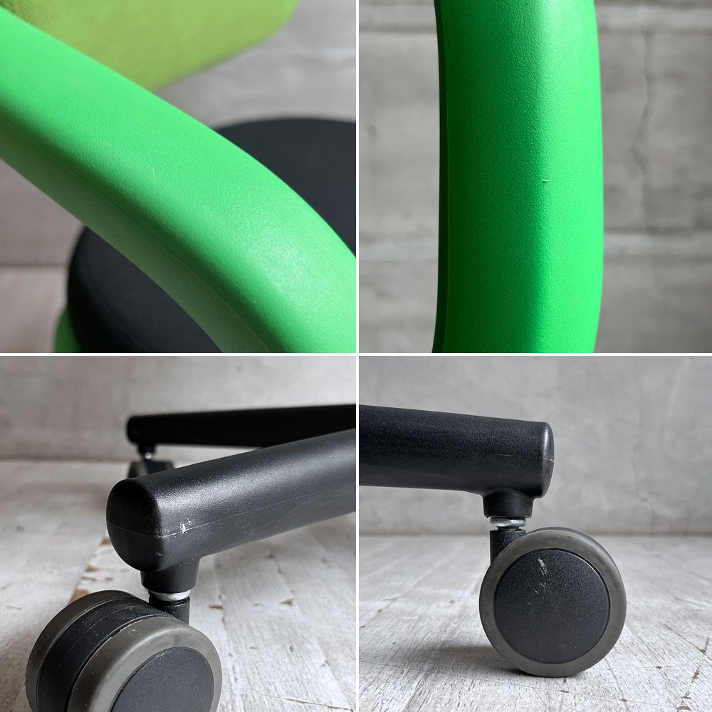 ヴィトラ vitra オールスター Allstar オフィスチェア デスクチェア グリーン × ブラック  ファブリック コンスタンチン・グルチッチ  参考定価￥163,900- ♪