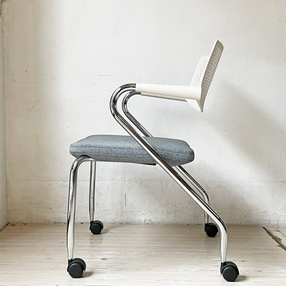 ヴィトラ vitra ビザロール Visaroll デスクチェア ミーティングチェア キャスターベース スタッキング アントニオ・チッテリオ B ★