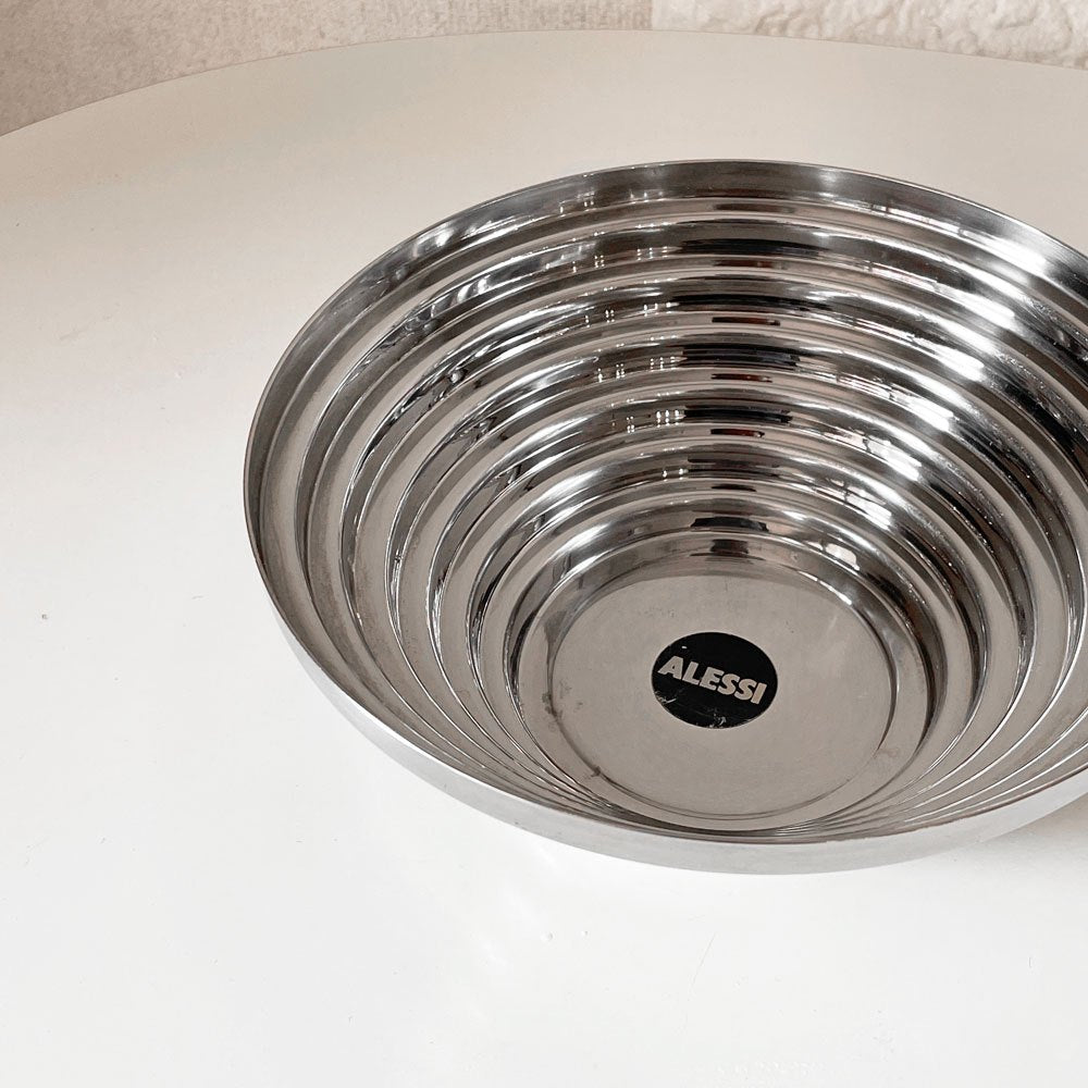 アレッシィ ALESSI マヤバスケット Maya bucket ジュリオ・コンファロニエーリ Giulio Confalonieri ステンレススチール Φ20cm イタリア ◎