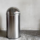 ダルトン DULTON ダスト ビン サテン フィニッシュ DUST BIN SATIN FINISHED 25L プッシュトップタイプ ステンレス製 H61.5cm ■