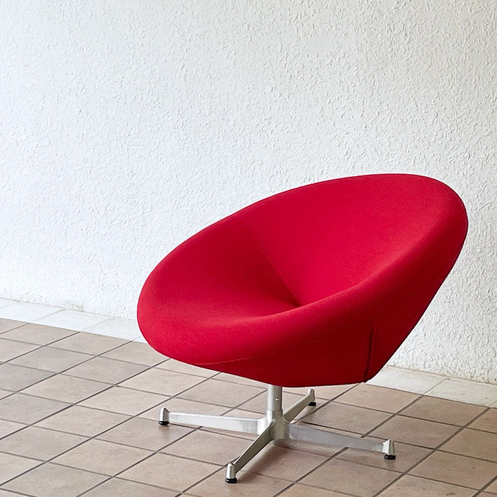スウィッチ SWITCH スペースチェア SPACE CHAIR 1Pソファ 1シーター ラウンジチェア ファブリック レッド ミッドセンチュリーデザイン スペースエイジ ◇