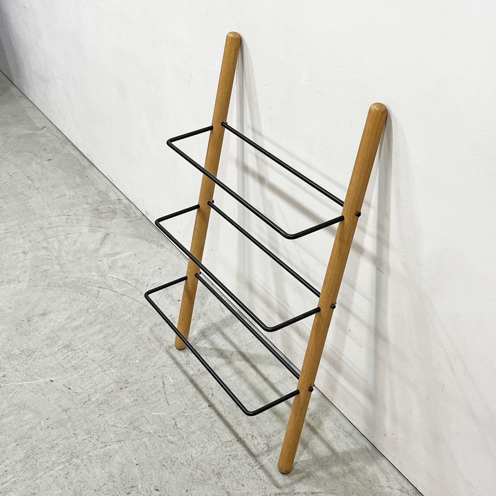 ノルメイド Norrmade スティック STICK シューズラック アッシュ材×スチール トゥールズデザイン Tools Design デンマーク 廃番 ●