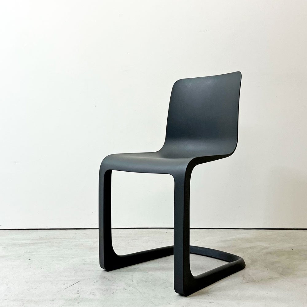 ヴィトラ vitra エヴォック EVO-C ダイニングチェア グラファイトグレー カンチレバー ジャスパー・モリソン ●