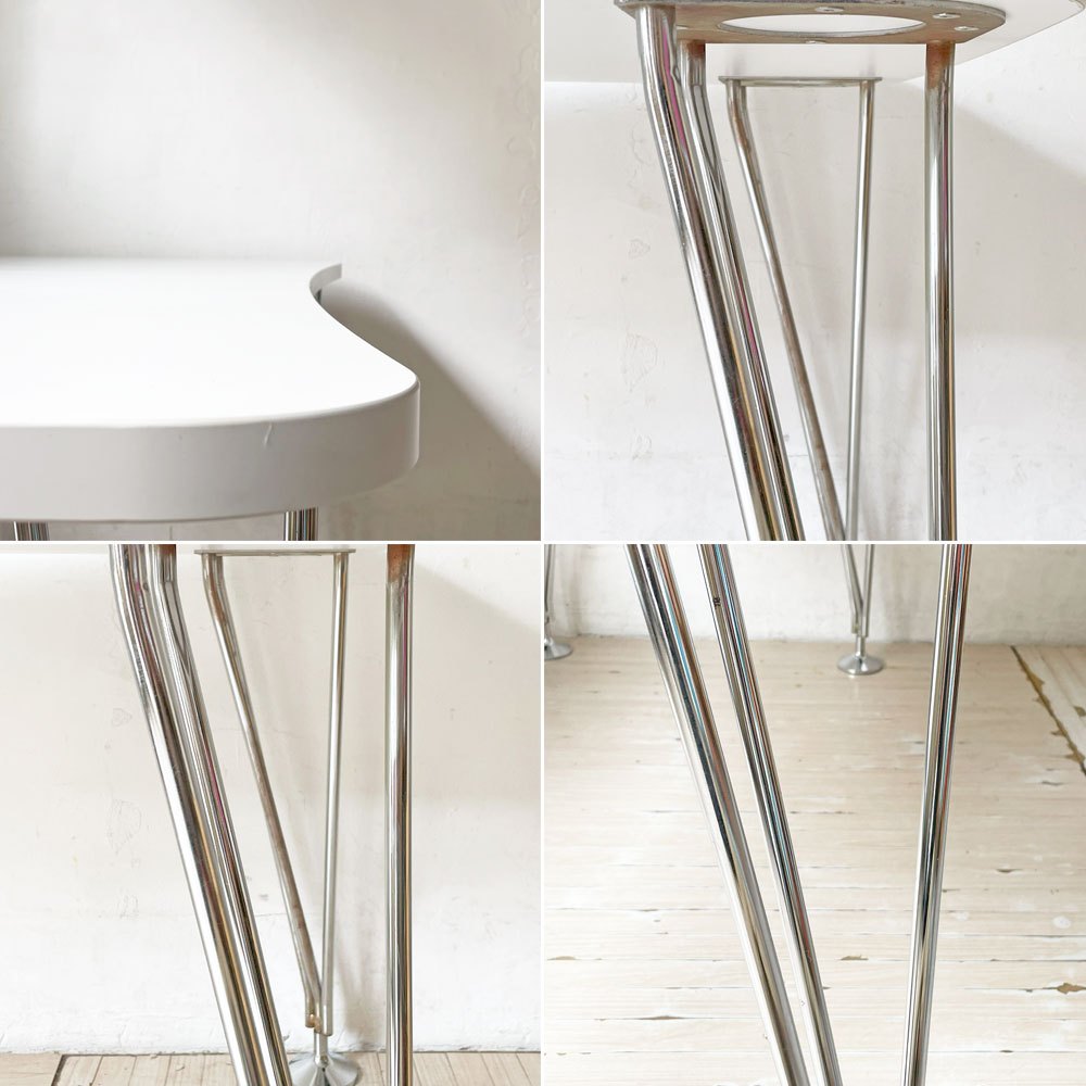 カルテル Kartell マックステーブル MAX TABLE ホワイト ミーティングテーブル 160cm 固定脚 フェルーチョ・ラヴィアーニ 定価 ￥213,400-★