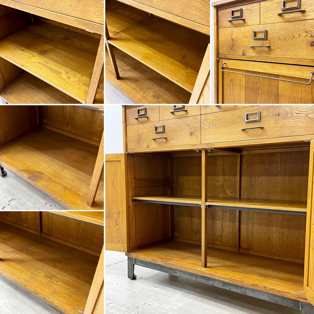 トラックファニチャー TRUCK FURNITURE ガット カップボード GATTO CUPBOARD オーク無垢材 キッチンボード 食器棚 W120 定価：￥649,000- ●