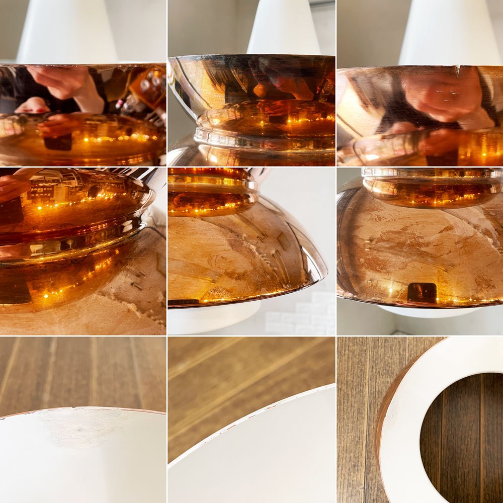 ルイスポールセン Louis Poulsen ドゥー・ワップ Doo-Wop ペンダントライト カッパー 銅 デンマーク海軍施設局 北欧照明 定価￥137,500- ◎