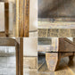 オールドメゾン old maison ガラスキャビネット Glass Cabinet No.OMU849N オープンシェルフ ディスプレイケース 飾り棚 4段 W50cm マンゴー材 ◎