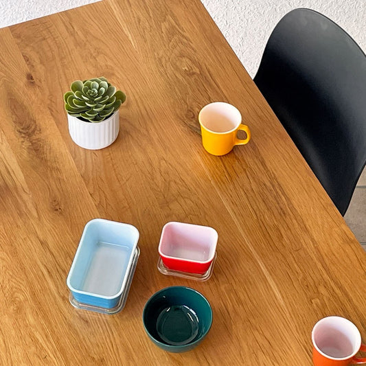 クラッシュゲート CRASH GATE ダイニングテーブル オーク無垢材 W150cm 関家具 ナチュラルモダン ◇