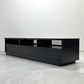 マスターウォール MASTERWAL バス BASS AV BOARD オーク無垢材使用 ブラック塗装 W180cm D48cm アカセ木工 ●