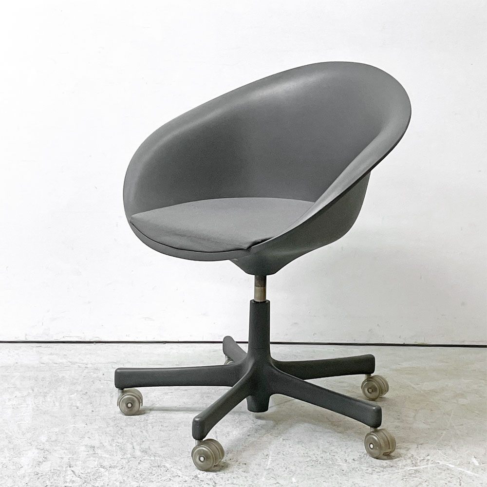 ヴィトラ vitra フラフープチェア Hula Hoop キャスターチェア シートパッド グレー系 フィリップ・スタルク 廃盤 ●