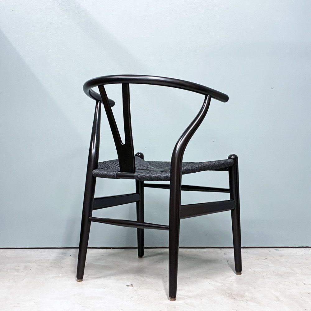 カールハンセン＆サン Carl Hansen & Son CH24 Yチェア ブラックラッカー×ブラックペーパーコード ビーチ材 ハンス・J・ウェグナー デンマーク 北欧家具 ◎