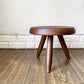 カッシーナ Cassina ベルジェスツール 524 TABOURET BERGER アメリカンウォールナット材 H27cm シャルロット・ペリアン 定価￥178,200- ◎