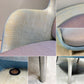 フリッツハンセン Fritz Hansen ロオチェア RO JH1 ラウンジチェア ハイバック Faded Denim Blue ファブリック アルミベース ハイメ・アジョン 北欧モダン ◎