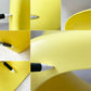 ヴィトラ vitra パントンチェア ダイニングチェア スタッキング イエロー ヴェルナー・パントン ミッドセンチュリー 定価58,300円 B ★
