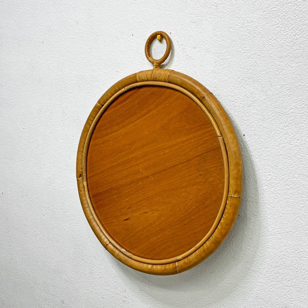 シカ デザイン Sika Design エラ ミラー Ella Mirror デンマーク ラタン材 引っ掛けラウンドミラー アクタス ACTUS取り扱い ●