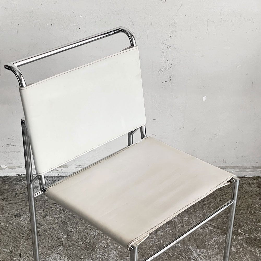 スティールライン Steel Line ロクエブリューン ROQUEBRUNE ダイニングチェア アイリーン・グレイ Eileen Gray モダンデザイン リプロダクト品 B ■