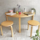 アルテック artek テーブル 95 Table 95 ダイニングテーブル 半円形 バーチ材 ナチュラルラッカー 脚カット品 アルヴァ・アアルト 北欧 フィンランド 定価￥215,000- ♪