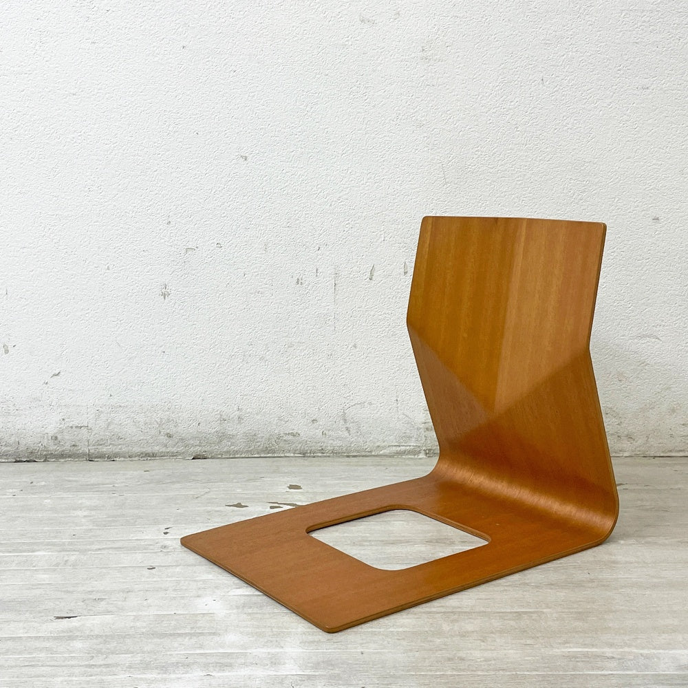 天童木工 TENDO 座椅子 T-5812MR-UB メランティ プライウッド スタッキング仕様 和モダン 定価￥27,500- C ●