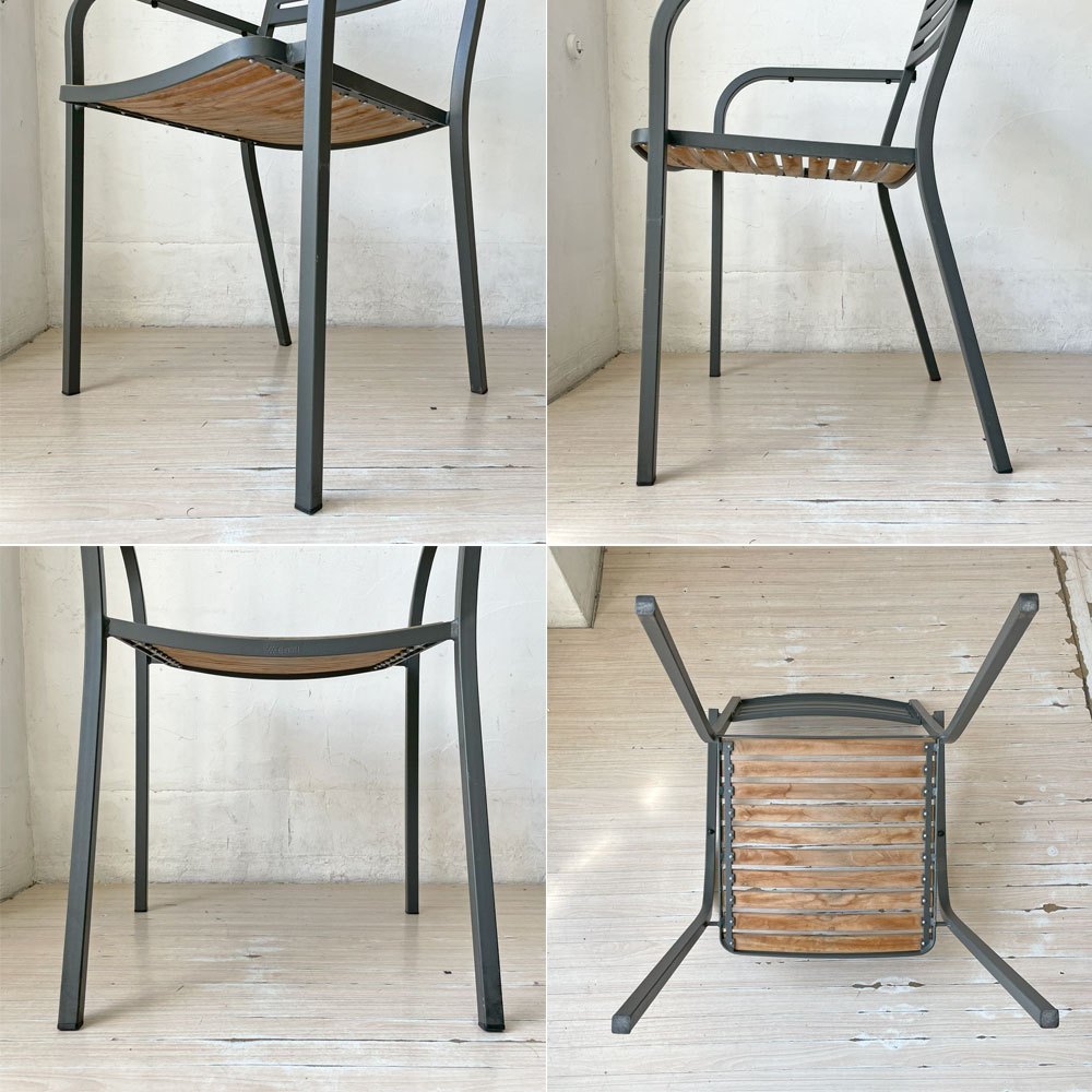 エミュー emu セーニョチェア SEGNOCHAIR ガーデンチェア アーム スタッキング イタリア ニ脚セット ★