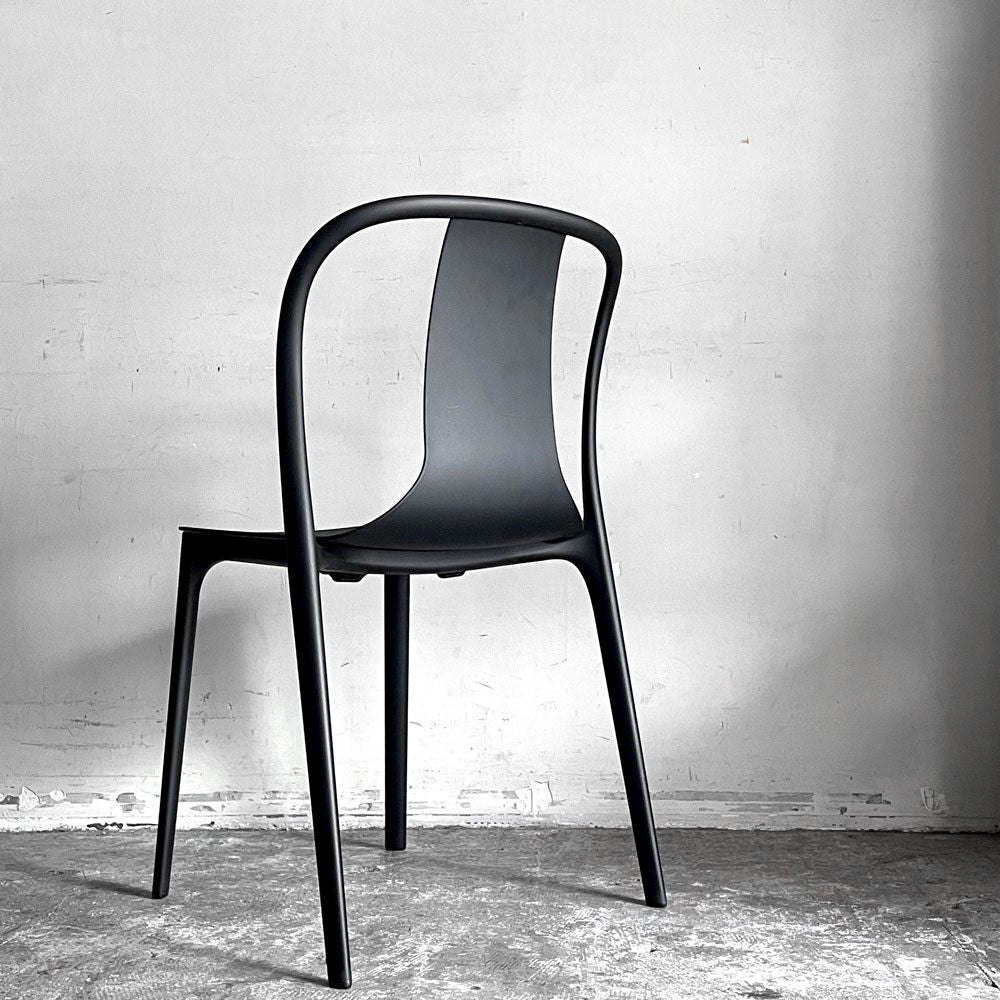 ヴィトラ Vitra ベルヴィルチェア Belleville Chair ダイニングチェア スタッキングチェア ディープブラック ロナン & エルワン・ブルレック A ■