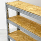 リオン LYON アングルシェルフ SLOTTED ANGLE SHELF 3段 オープンシェルフ OSB材 スチール オーダーサイズ P.F.S.取扱 ●