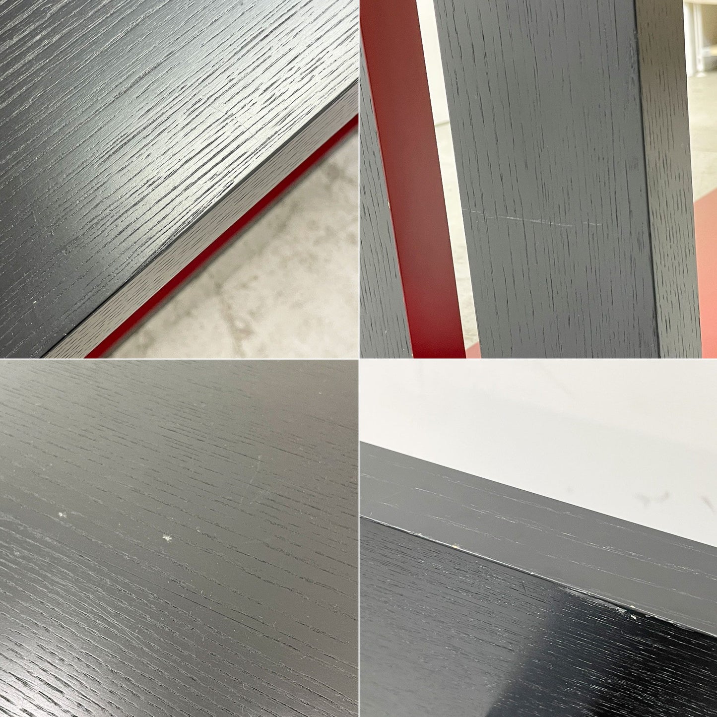 カーサ ブク CASA BUKU 横堀建築設計事務所 コンソールテーブル Black wood Red lacquet ブラック×レッド ディスプレイ台 モダン ●